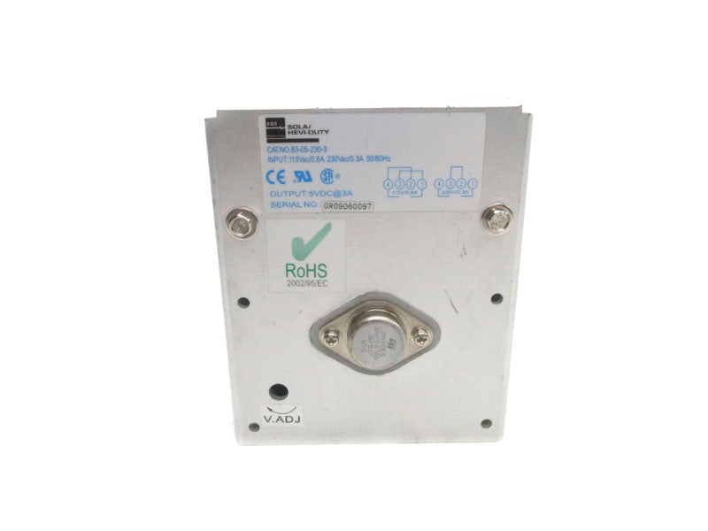 SOLA 83-05-230-3 230VAC 0.3A UNMP