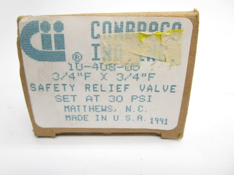 CONBRACO INDUSTRIES 10-408-05 30PSI 3/4" NSMP