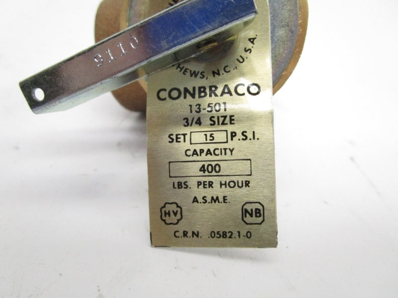 CONBRACO INDUSTRIES 13-501 15PSI 3/4" NSNP