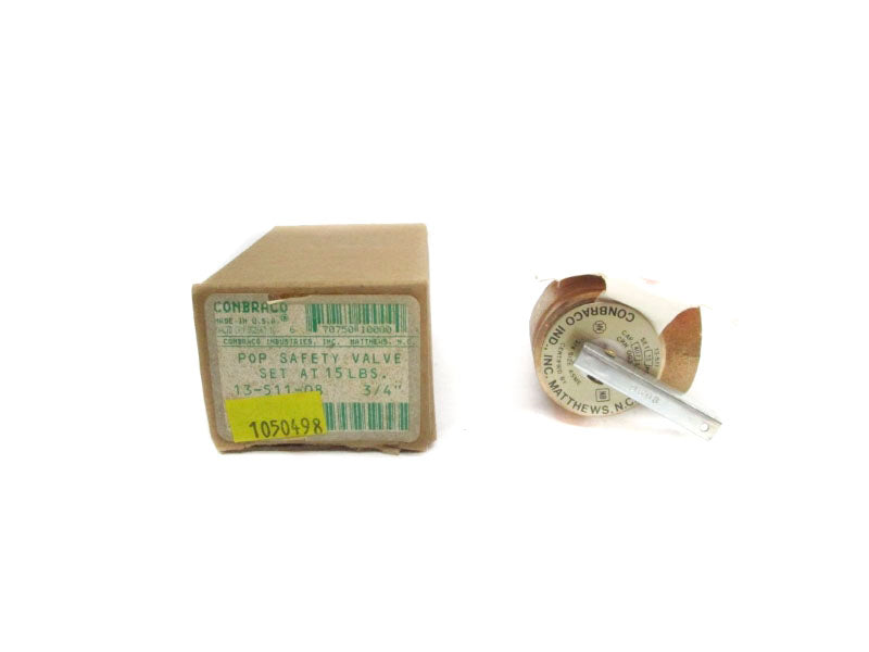 CONBRACO 13-511-08 15PSI 3/4" NSMP