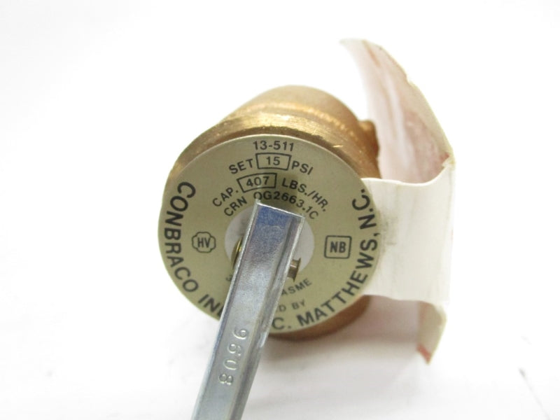 CONBRACO 13-511-08 15PSI 3/4" NSMP