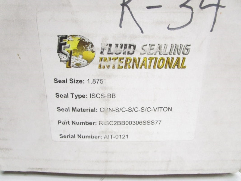 FLUID SEALING INTERNATIONAL RISC2BB00306SSS77 1.875" NSMP