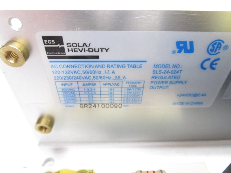 EMERSON SLS-24-024T 240VAC 1.2A NSMP