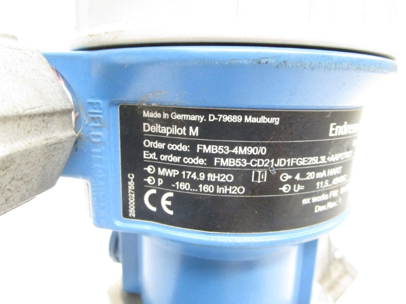 ENDRESS+HAUSER FMB53-4M90/0 11.5-45VDC F/W 01.00.01 UNMP