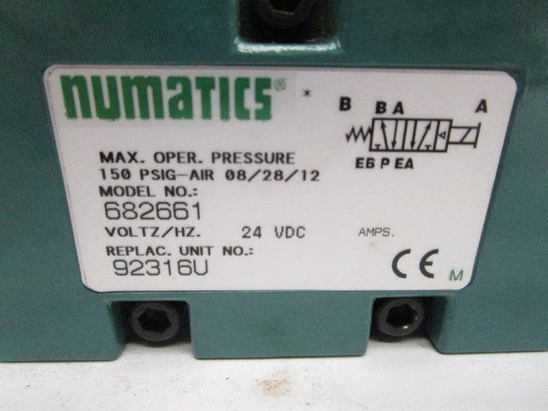 NUMATICS 682661 24VDC 150PSI NSNP