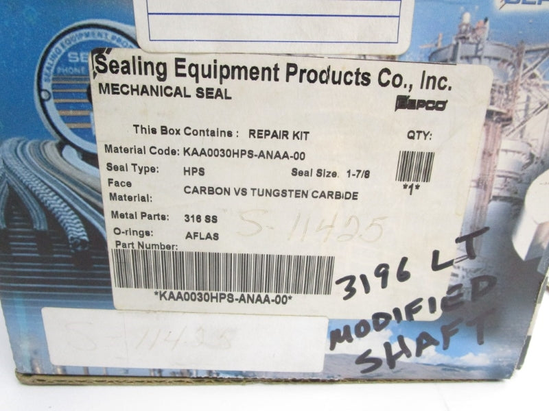 SEPCO KAA0030HPS-ANAA-00 1-7/8" NSMP