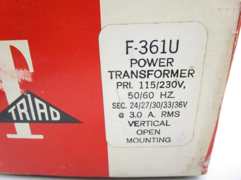 TRIAD F-3610 115/230V 3.0A NSMP