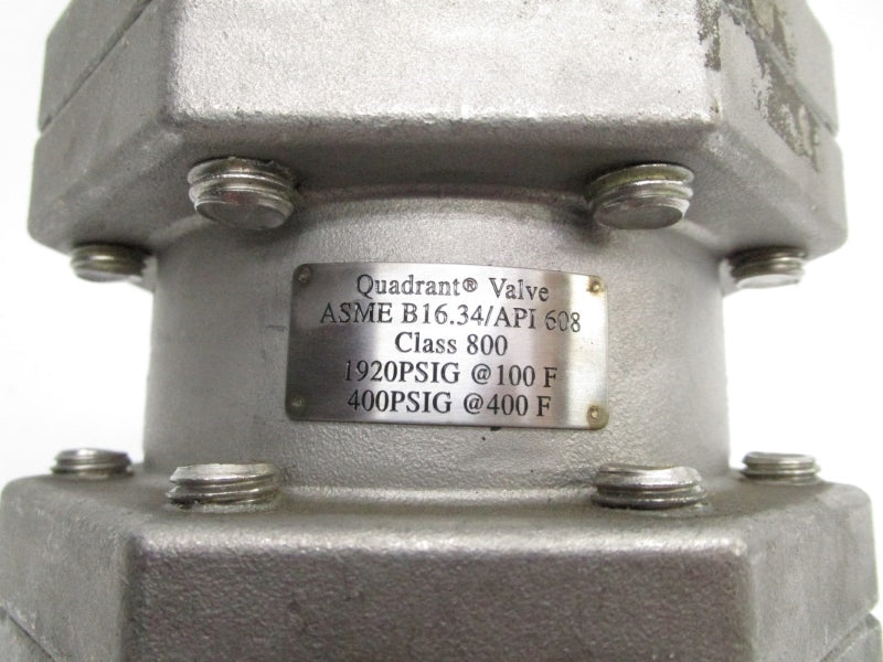 QUADRANT VALVE ASMEB16.34/API608 800 1920PSI NSNP