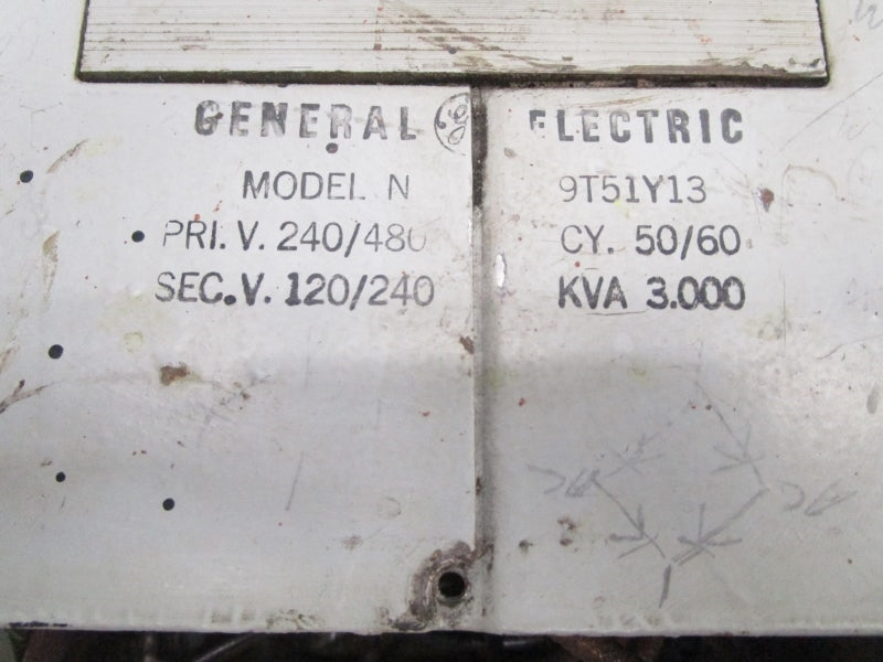 GENERAL ELECTRIC 9T51T13 UNMP 480V UNMP