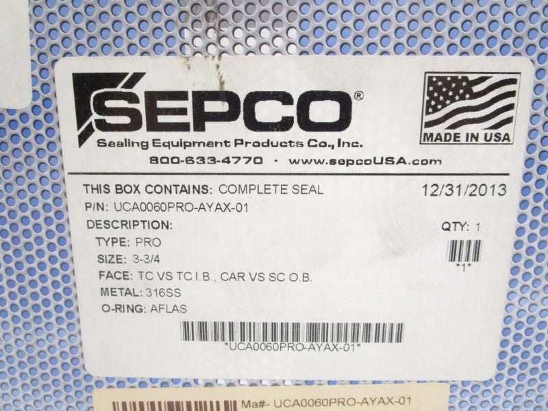 SEPCO UCA0060PRO-AYAX-01 3-3/4" NSMP