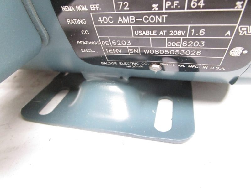 RELIANCE ELECTRIC P48H1306 208-230/460V 1.6-1.4/0.7A NSMP