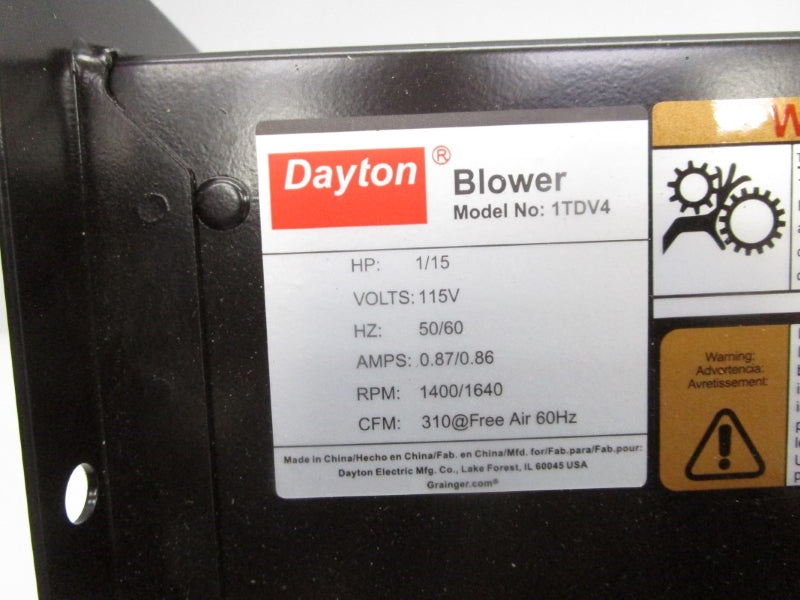DAYTON 1TDV4 115V 0.87/0.86A NSMP