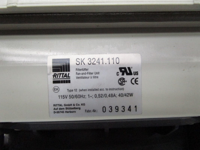 RITTAL SK3241.110 115V 0.52/0.48A NSMP
