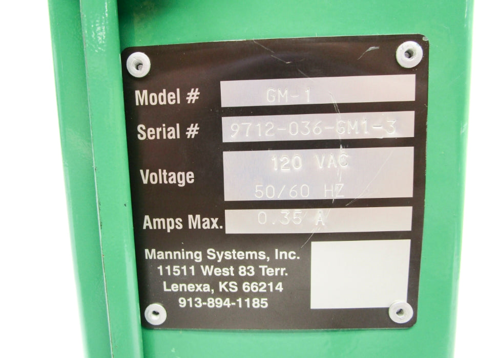 MANNING SYSTEMS GM-1 UNMP
