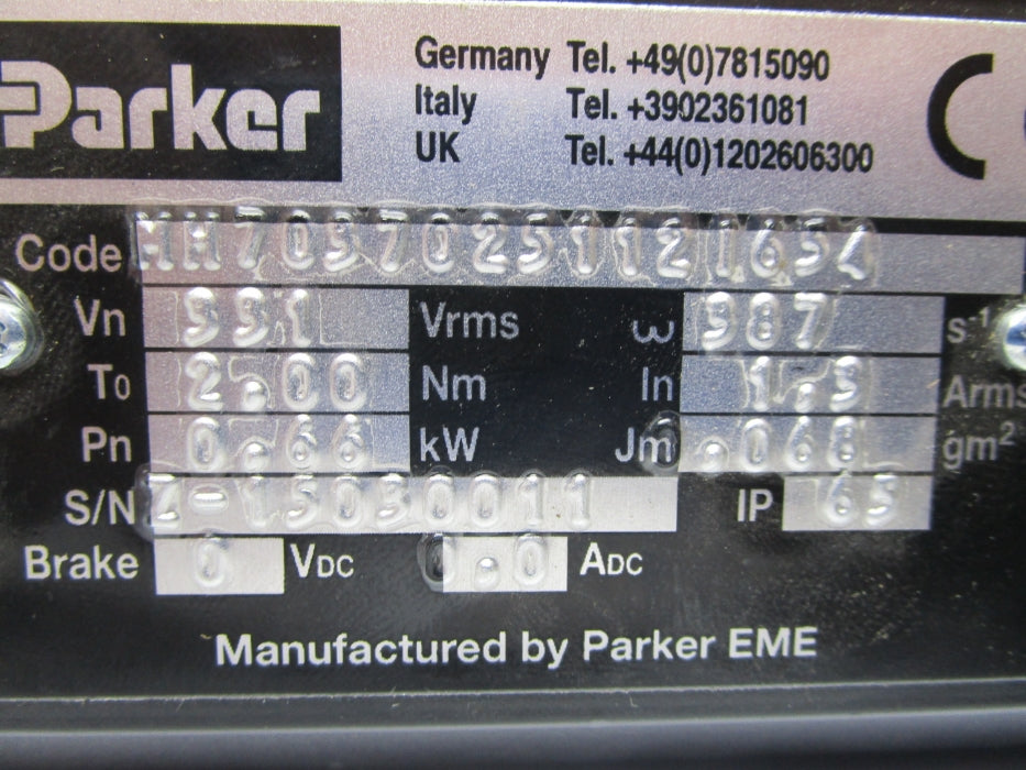 PARKER MH70370251121654 NSNP