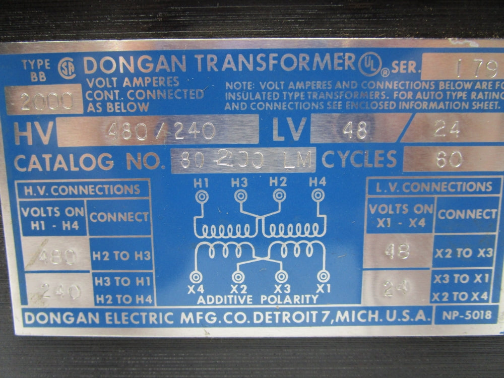 DONGAN 80-2200LM NSMP