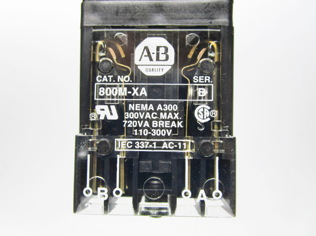 ALLEN BRADLEY 800MR-JX9B BLK SER. A NSNP