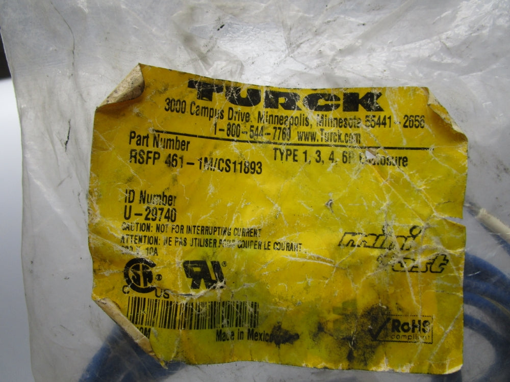 TURCK RSFP461-1M/CS11893 NSMP