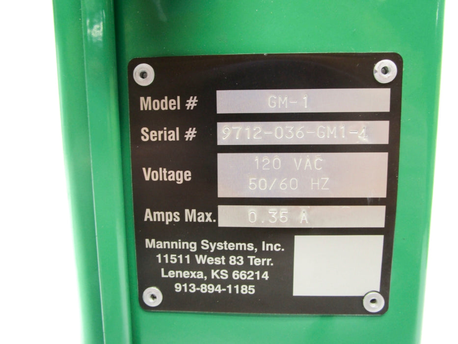 MANNING SYSTEMS GM-1 NSNP