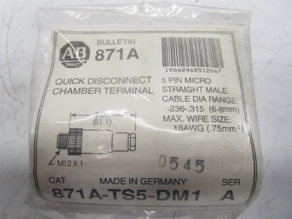 ALLEN BRADLEY 871A-TS5-DM1 SER. A NSMP