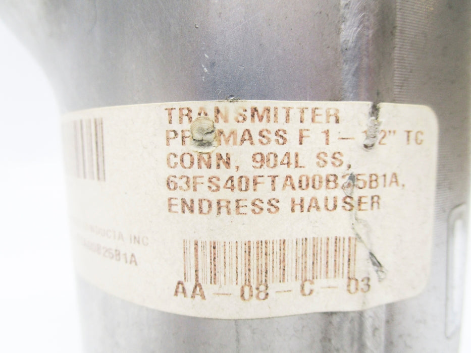 ENDRESS+HAUSER 63FS40-FTA0025B1A UNMP