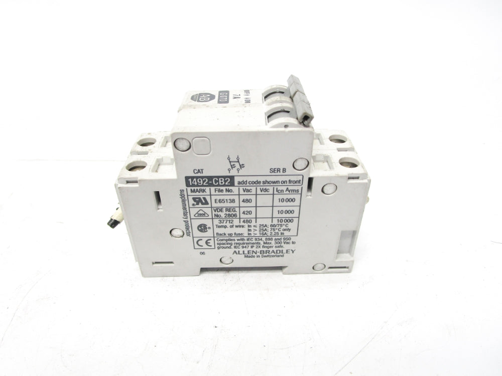 ALLEN BRADLEY 1492-CB2G070 SER. B UNMP