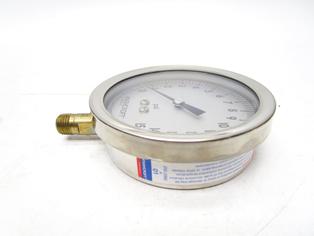 ASHCROFT Q-8956 0-15PSI NSNP