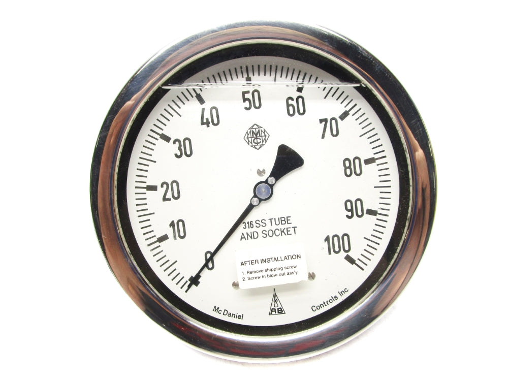 MCDANIEL CONTROLS 316 0-100PSI NSNP