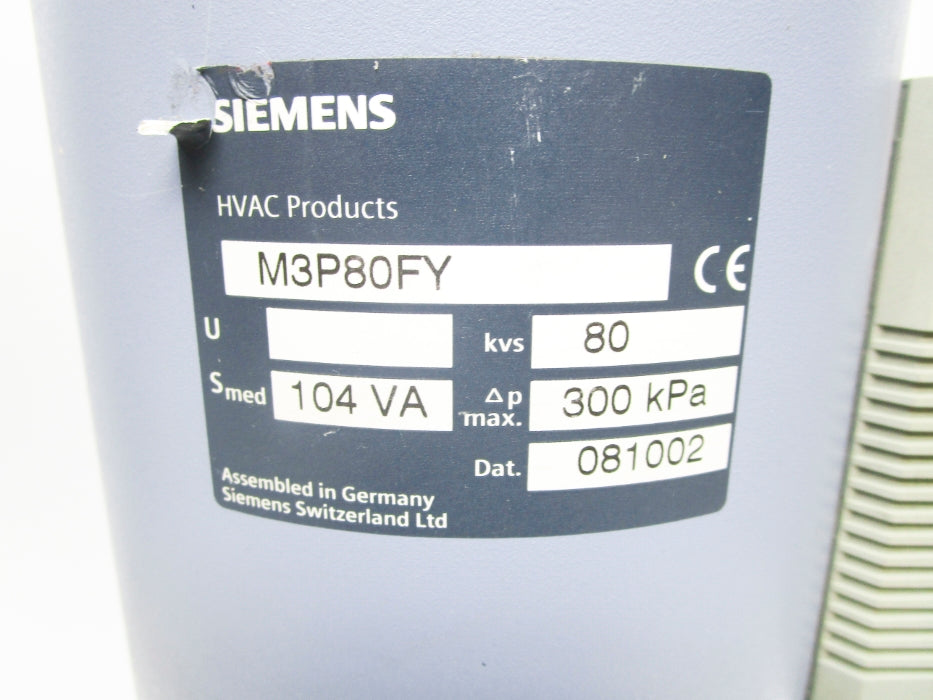 SIEMENS M3P80FY 104VA 300KPA NSNP