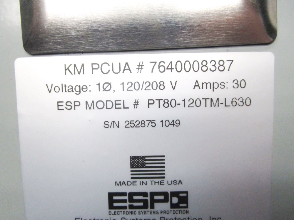 ESP PT80-120TM-L630 UNMP