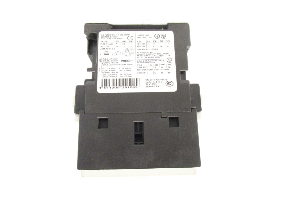 SIEMENS 3RT1025-1B  40A 690VAC UNMP