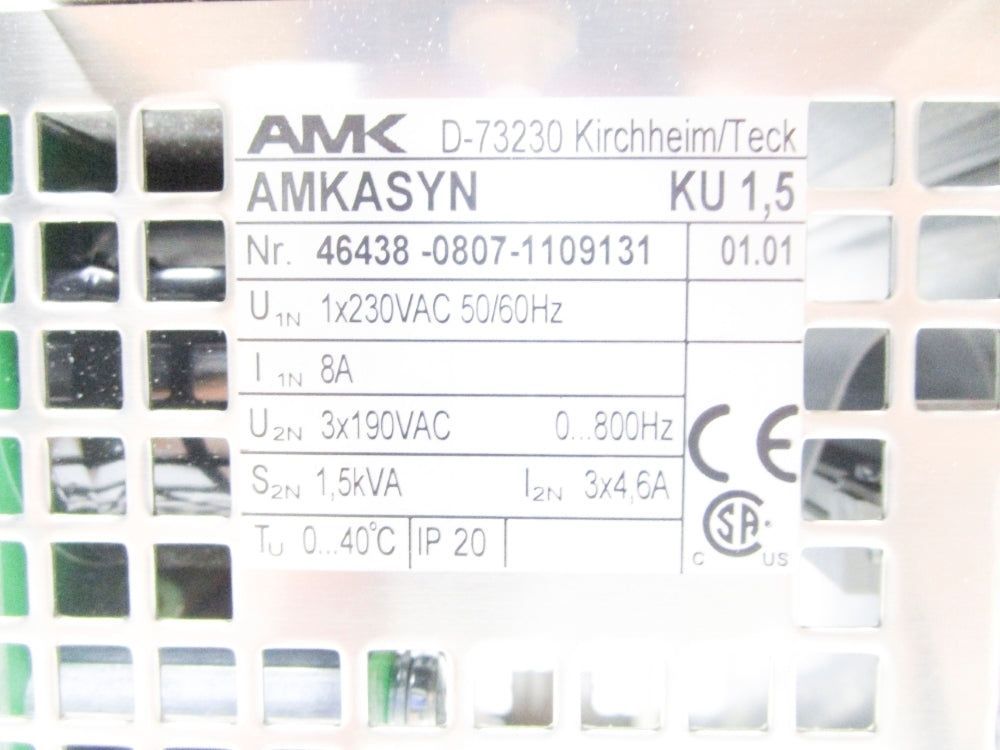 AMK AMKASYN-KU1,5 46438-0807-1109131 NSNP
