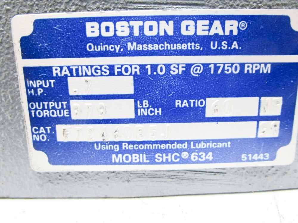 BOSTON GEAR F72460B5J NSNP