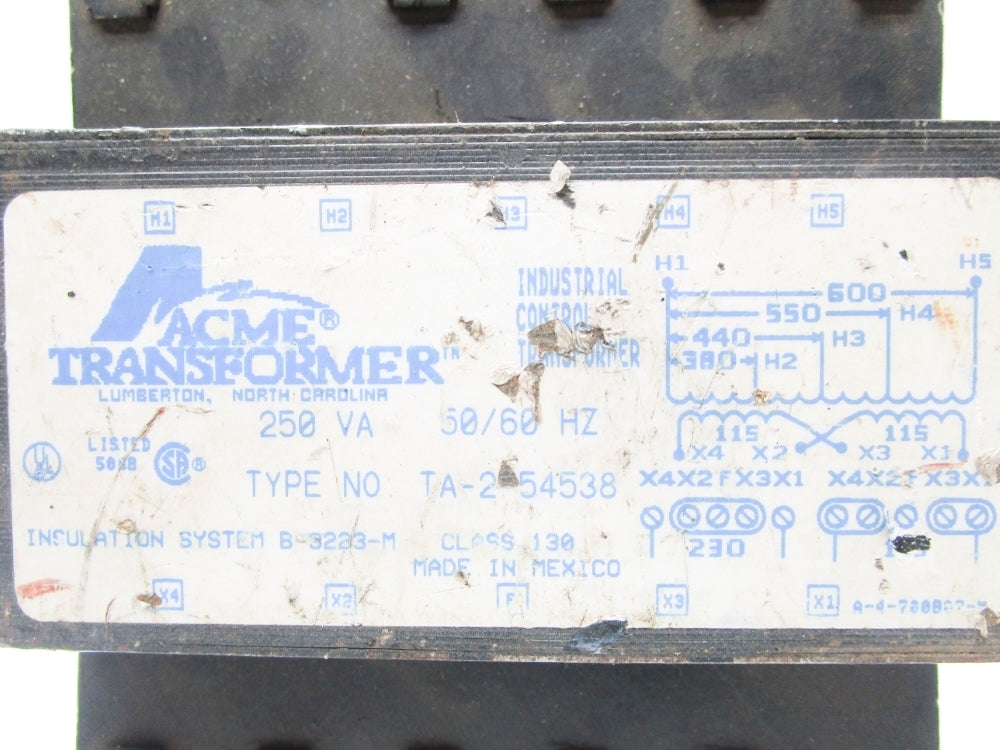 ACME TRANSFORMER TA-2-54538 UNMP