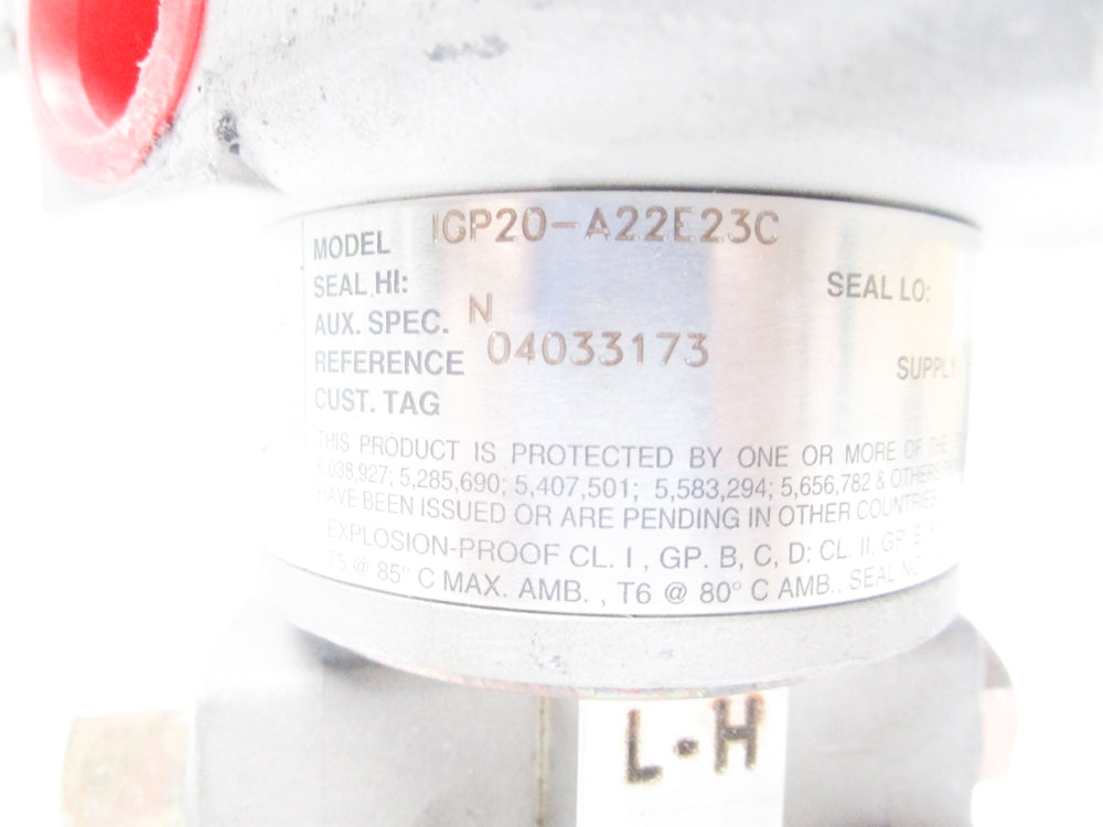 FOXBORO IGP20-A22E23C 0-3000PSI NSNP