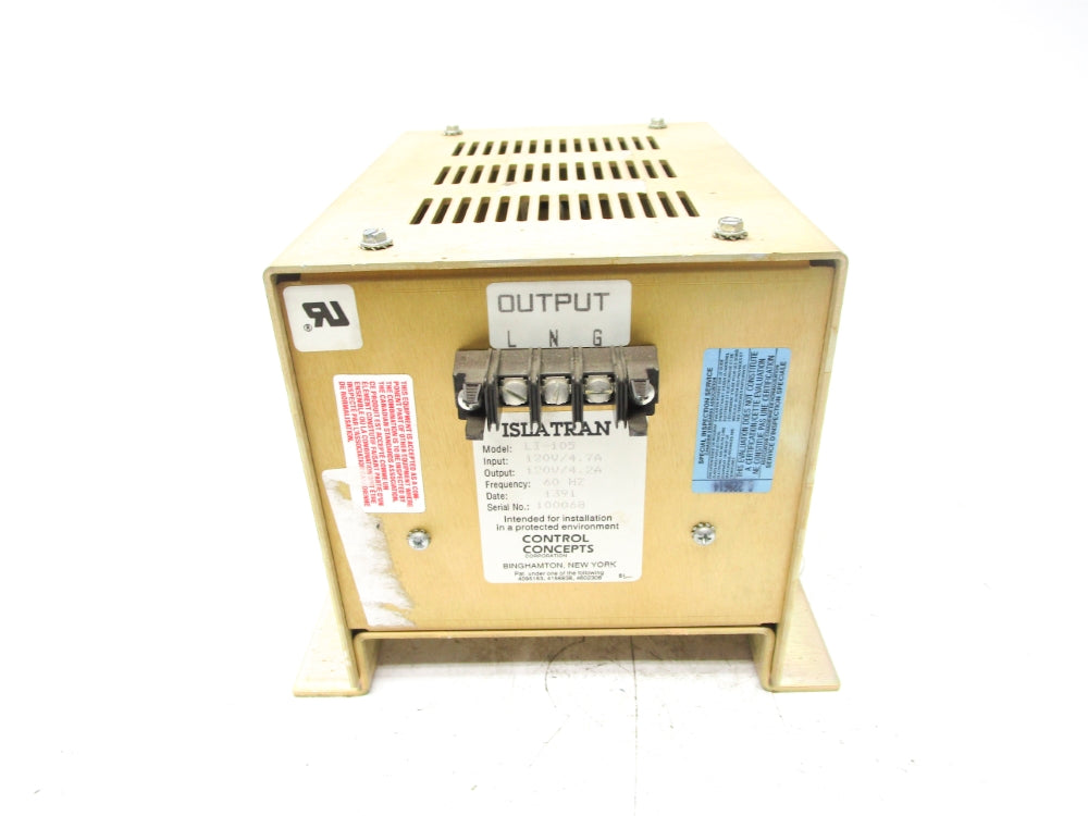 CONTROL CONCEPTS LI-105 UNMP