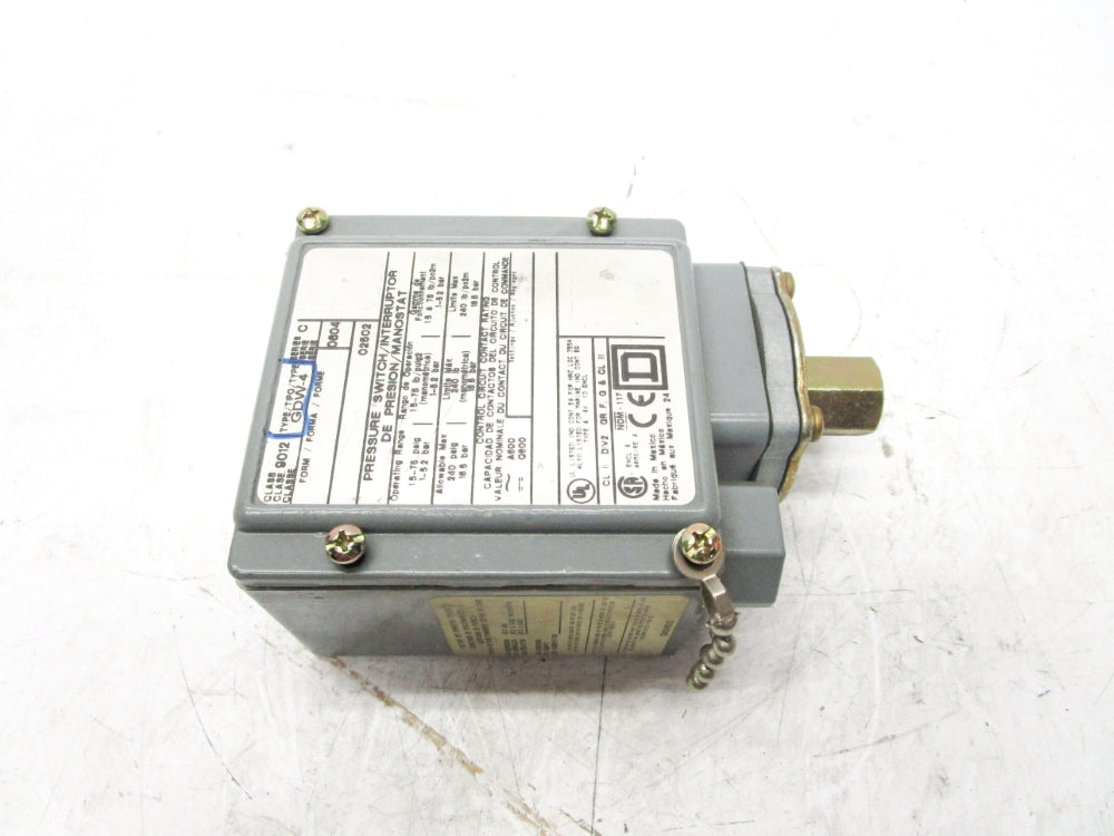 SQUARE D 9012GDW-4 SER. C 240PSI (AS PICTURED) NSNP