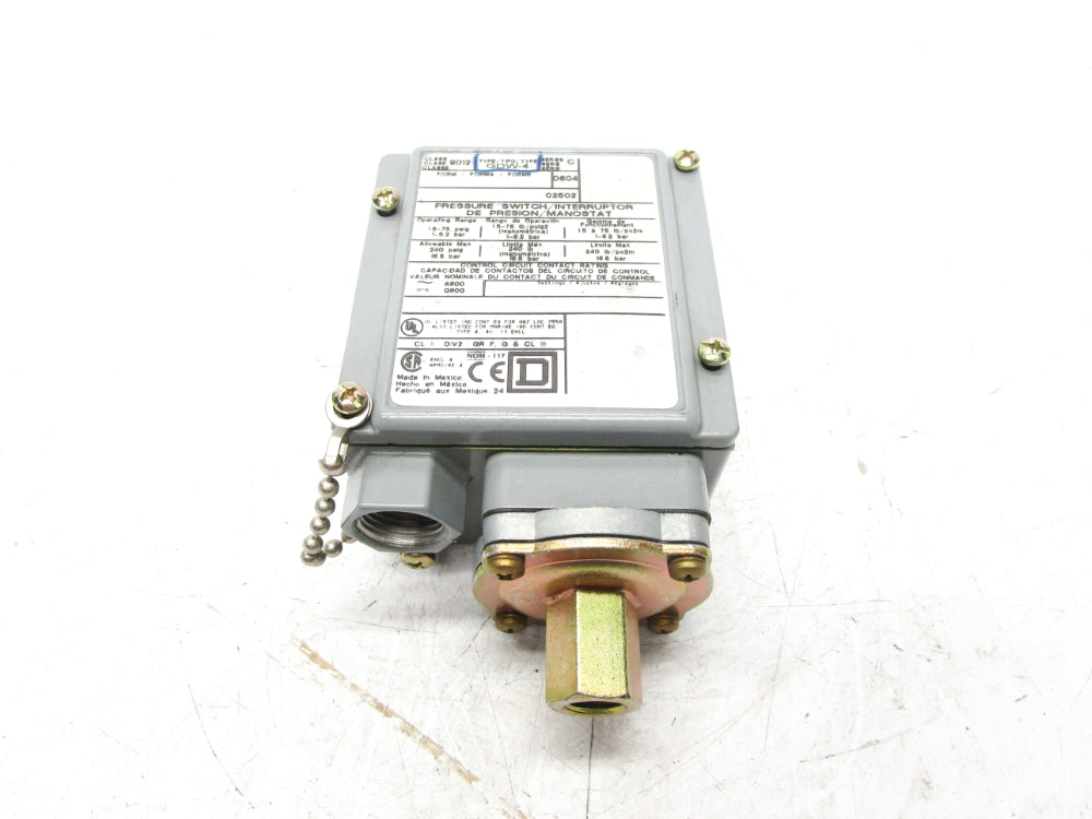 SQUARE D 9012GDW-4 SER. C 240PSI (AS PICTURED) NSNP