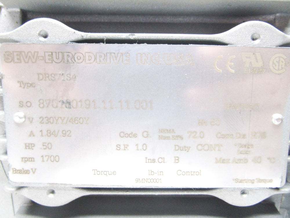 SEW-EURODRIVE SA37/TDRS71S4 NSNP