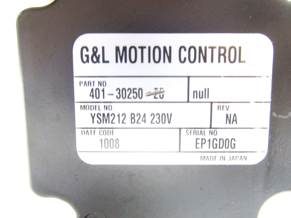 G&L MOTION CONTROL 401-30250-20 NSNP