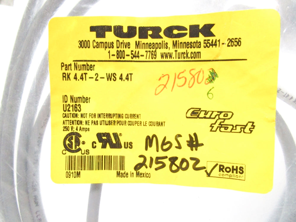 TURCK RK4.4T-2-WS4.4T NSMP