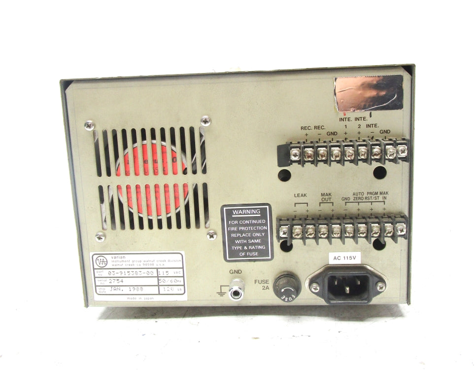 VARIAN 03-915383-00 115V UNMP