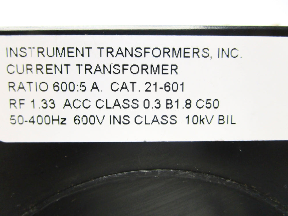 INSTRUMENT TRANSFORMERS 21-601 600V NSNP