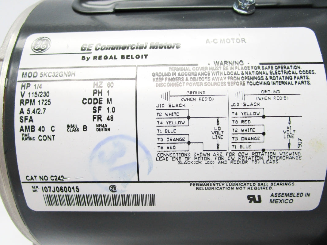 GENERAL ELECTRIC 5KC32GN9H NSMP