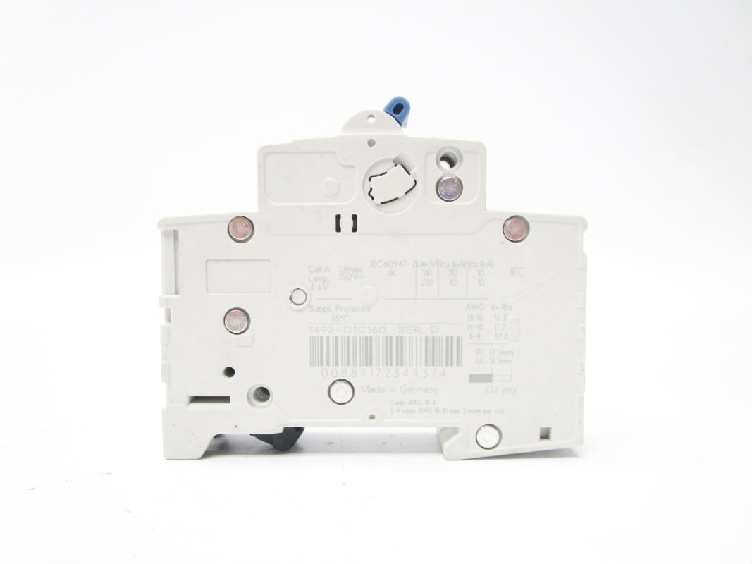 ALLEN BRADLEY 1492-D1C160 16A 220V SER. D NSNP