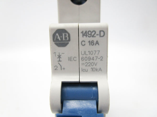 ALLEN BRADLEY 1492-D1C160 16A 220V SER. D NSNP