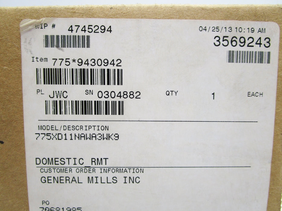 EMERSON 775XD11NAWA3WK9 NSMP