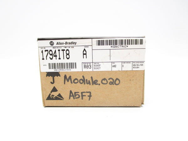 ALLEN BRADLEY 1794-IT8 SER. A F/W K DATE: 2008 NSFS