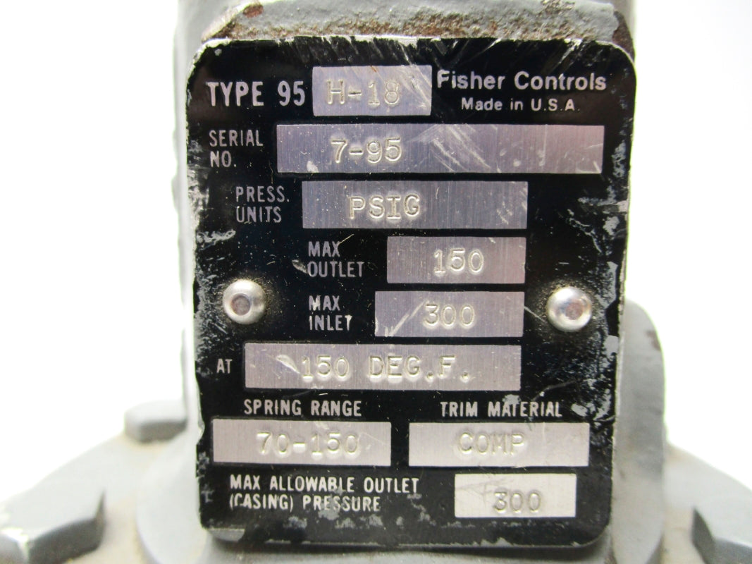 FISHER CONTROLS 95H-18 150-300PSIG UNMP