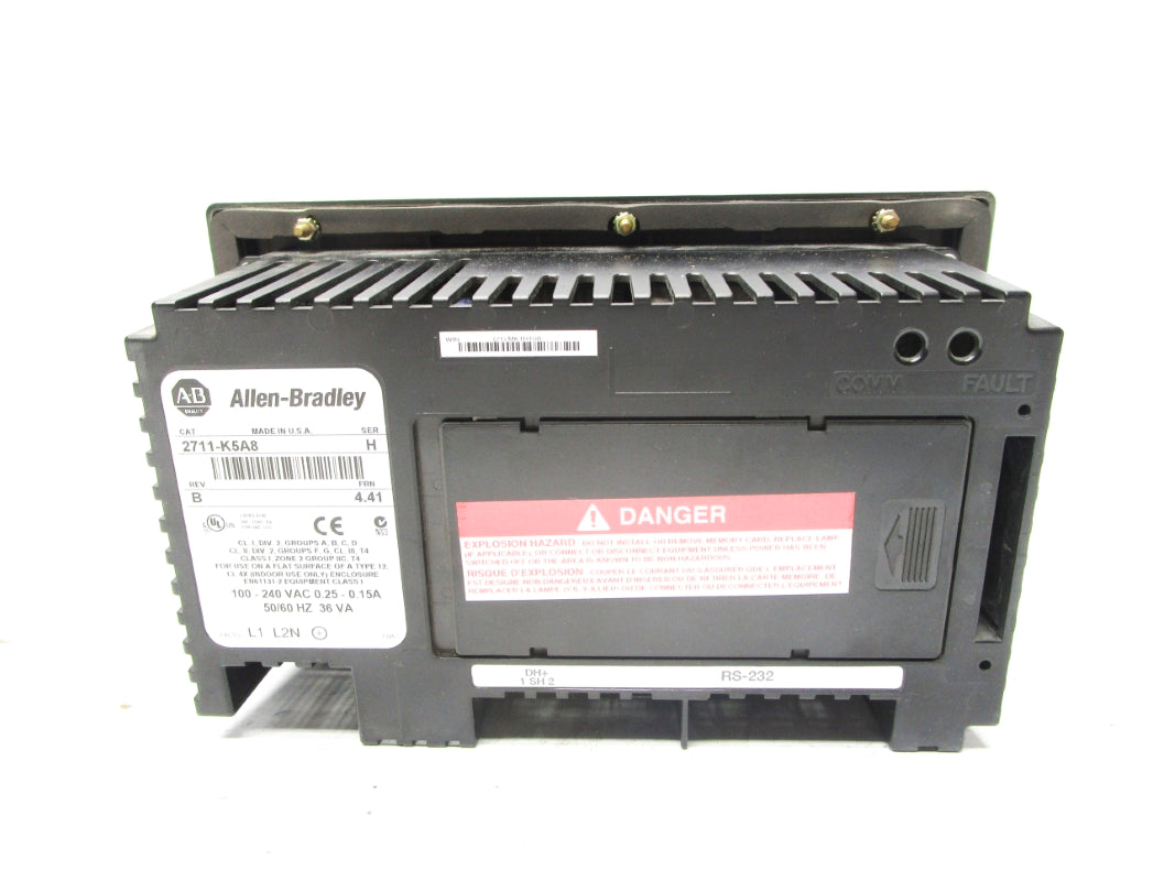 ALLEN BRADLEY 2711-K5A8 F/W 4.41 SER. H UNMP